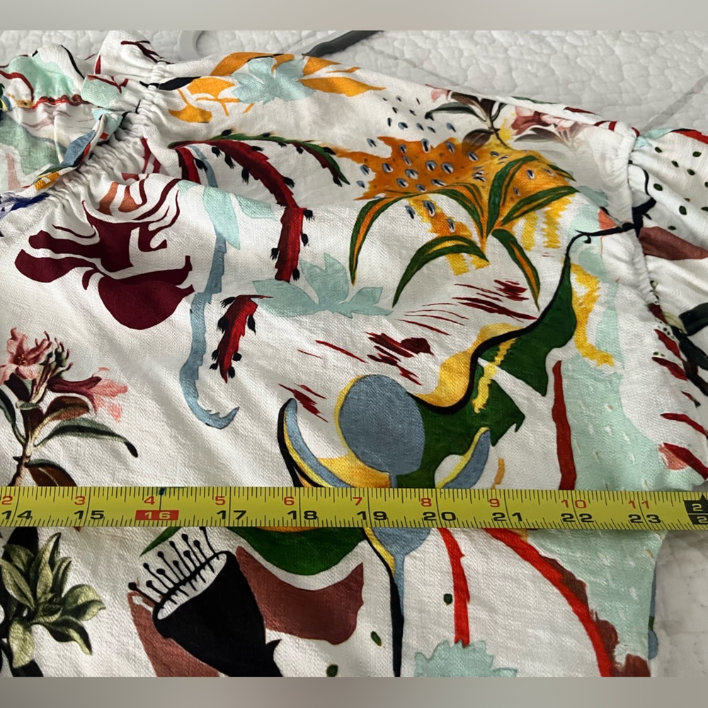 Boho Chic Women's Floral Blouse - Multicolor - Picture 3 of 6